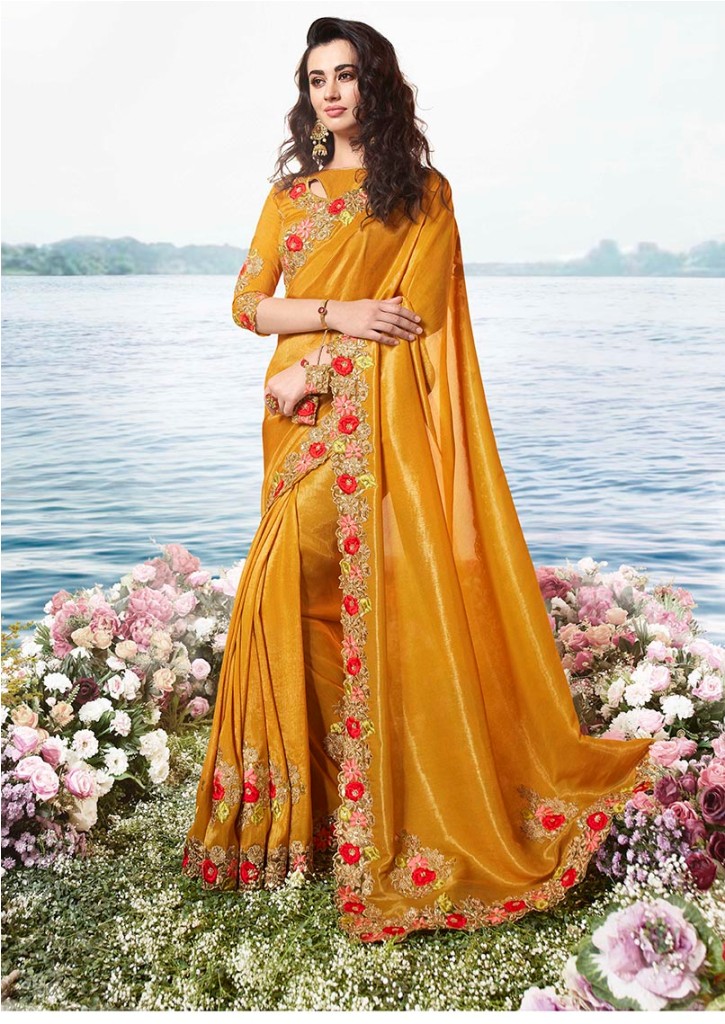 Flaunt Your Rich And Elagant Taste Wearing This Pretty Designer Saree