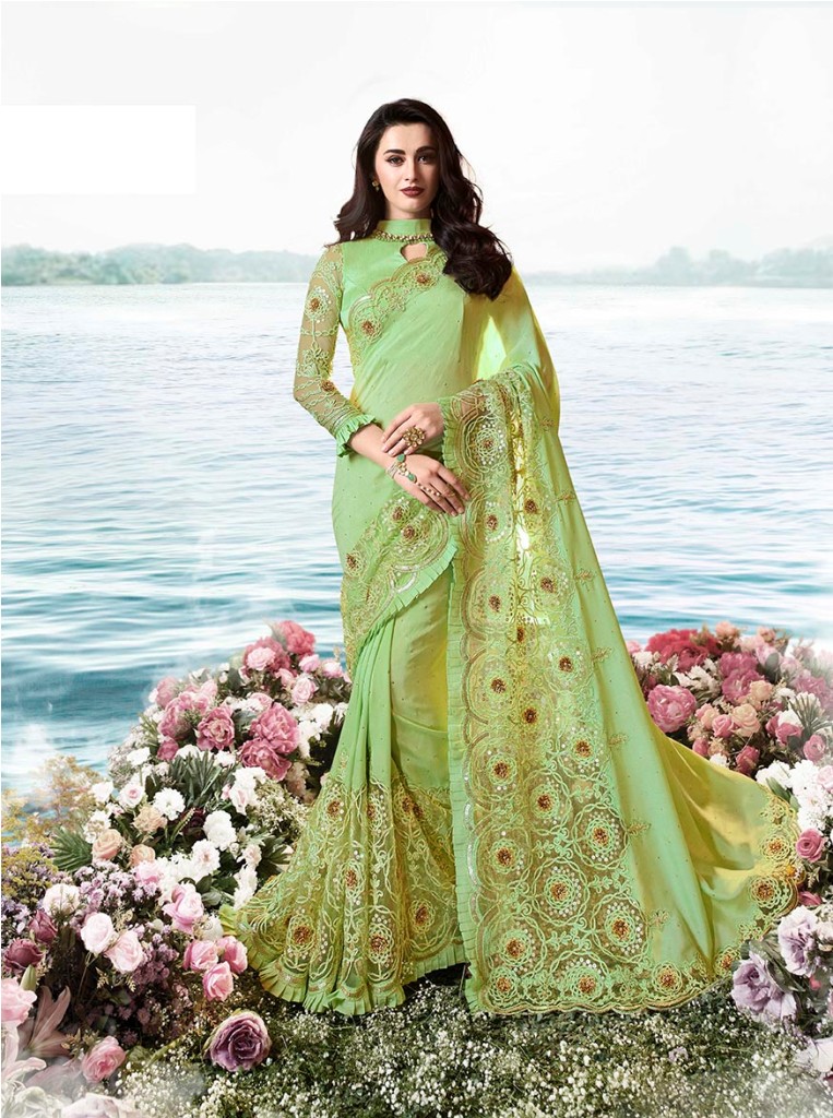 Flaunt Your Rich And Elagant Taste Wearing This Pretty Designer Saree